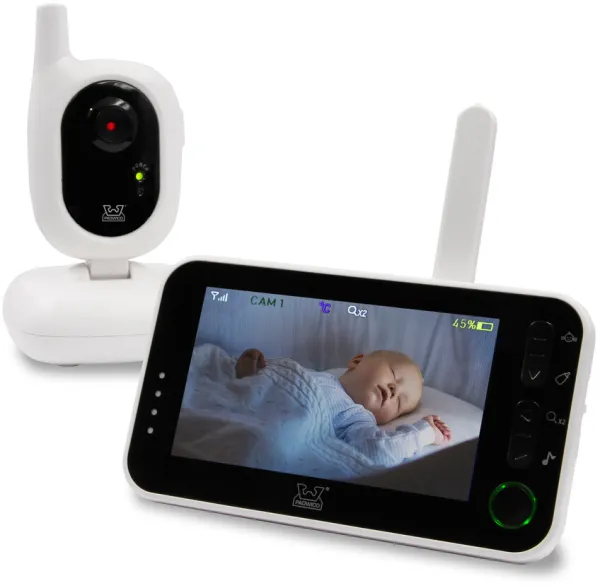 Padwico V8 babyvakt - video - uppladdningsbart batteri