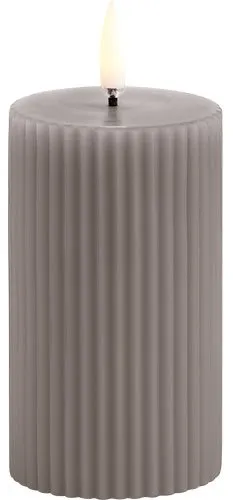 LED räfflat blockljus, Sandstone, Smooth, 5,8x10 cm Sandstone